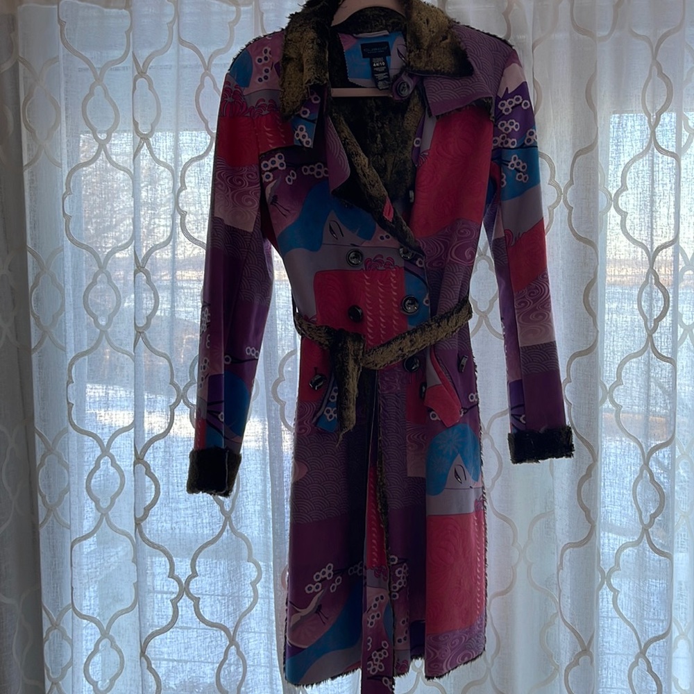 Multi Color Pattern Coat - image 1